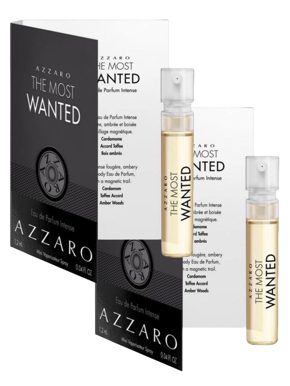 Azzaro The Most Wanted Men EDP Intense 2PK NEW Tester